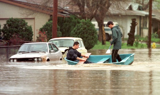 Image: Flooding in Petaluma, Calif.