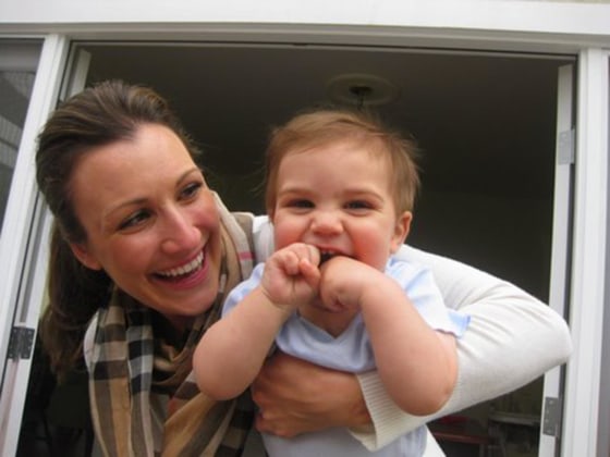 Image: Stacey Armato with her son Lorenzo, in 2010.