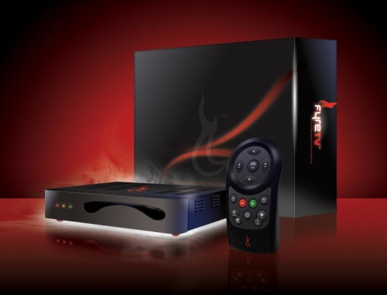 The FyreTV set-top box and controller.