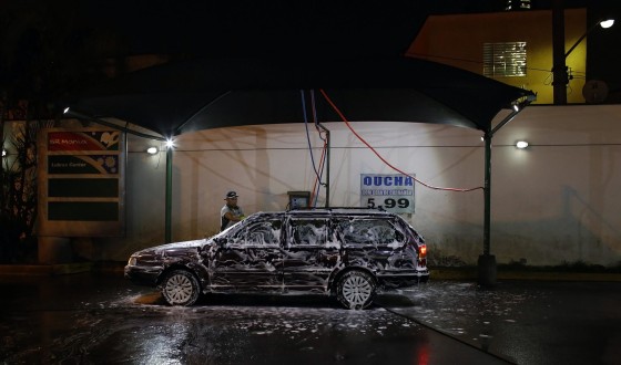 The car wash could become a thing of the past as manufacturers develop cars that won't get dirty