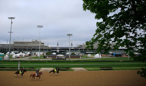 Image: 2014 Kentucky Derby exercise session