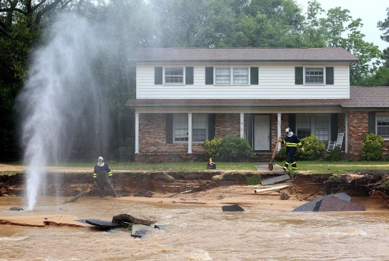 Image: Storm Systems Brings Severe Flooding To Pensacola