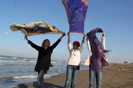 A photo posted on the Stealthy Freedoms of Iranian women Facebook page.