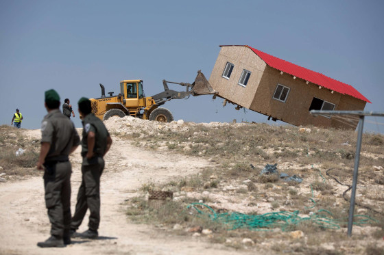 Image: ISRAEL-PALESTINIAN-CONFLICT-SETTLER-OUTPOST