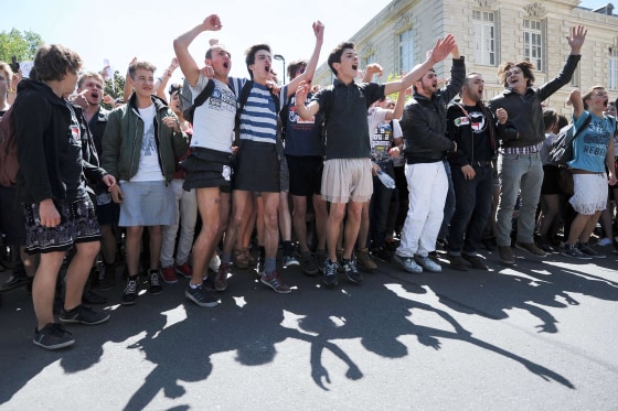 Image: FRANCE-EDUCATION-WOMEN-GAY-RIGHTS