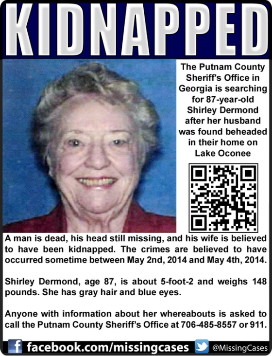 IMAGE: Reward poster for Shirley Dermond