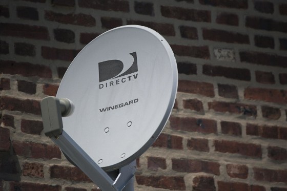 Image: File photo of a DirecTV dish is seen outside a home in the Queens borough of New York