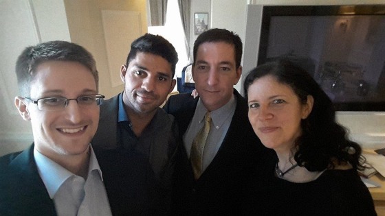 Image: Snowden selfie