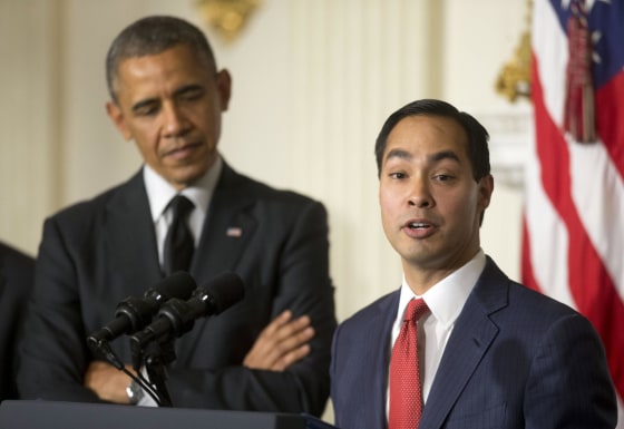Image: Barack Obama, Julian Castro,