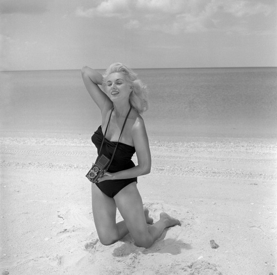 Image: Yeager poses for a self portrait in Naples, Fla., in 1960.