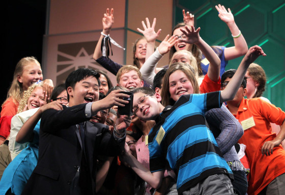 Image: Students Compete In Annual Scripps National Spelling Bee