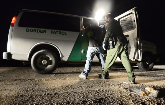 Image: United States Border Patrol works to secure the United States border with Mexico along the Rio Grande river.