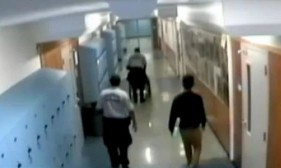 Image: Oakland High School has fired a staff member after he reportedly handcuffed, punched and dumped a student with cerebral palsy out of his wheelchair