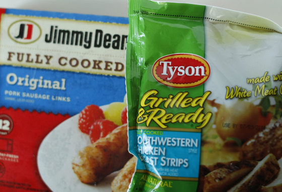 Pilgrim's Pride has raised its offer for Hillshire Brands, escalating a bidding war with Tyson Foods for the maker of Jimmy Dean sausages.