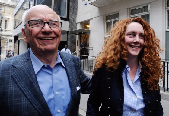 Image: Rupert Murdoch and Rebekah Brooks