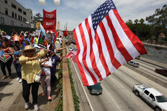 Image: LA May Day Marches Celebrate Workers, Push For Immigration Reform