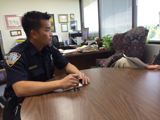 Office Tu Train of the Lincoln, Nebraska police force.