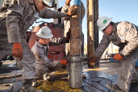 Image: This drilling rig is one of thousands seeking oil in the Permian Basin, an oil-and-gas-producing area located in West Texas and part of New Mexico.