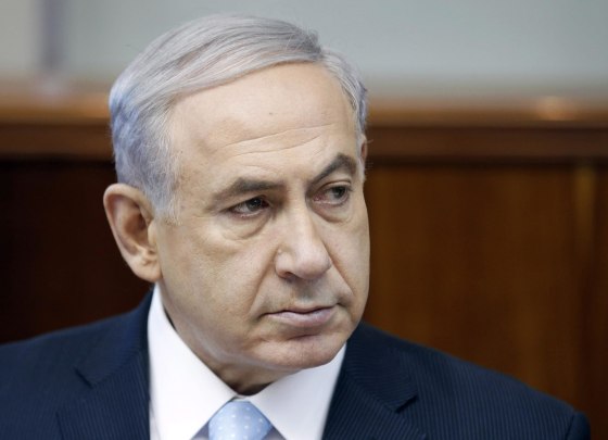 Image: Israel's Prime Minister Benjamin Netanyahu attends cabinet meeting in Jerusalem