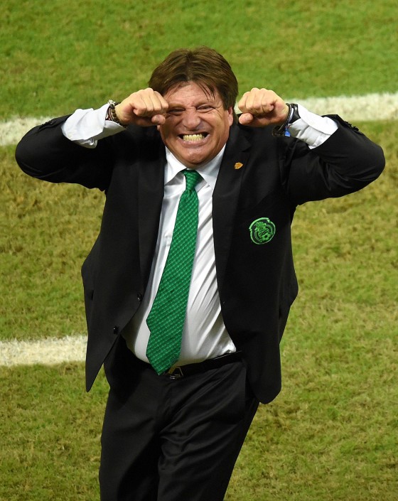 Image: Mexico's coach Miguel Herrera