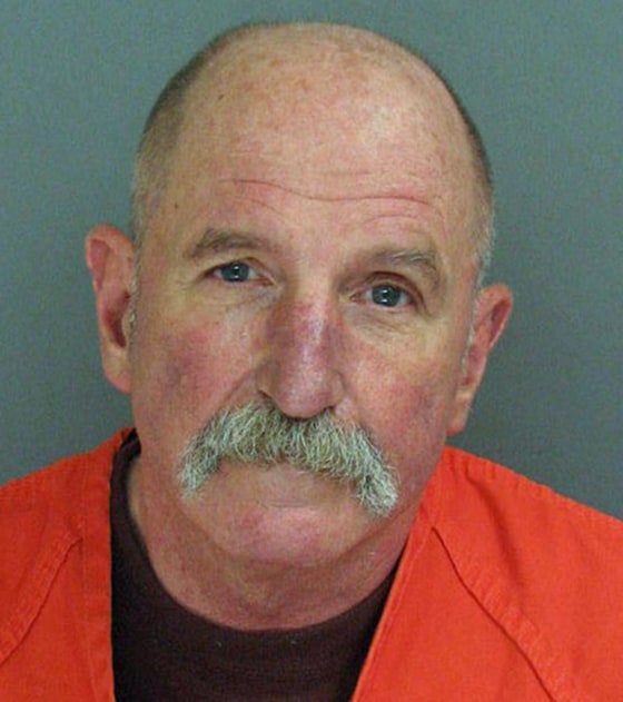 Image: Dante Stewart, 63, allegedly pulled out a flare gun and fired it into another car near Capitola Avenue and Woodrose Avenue at around 4 p.m. on Friday.