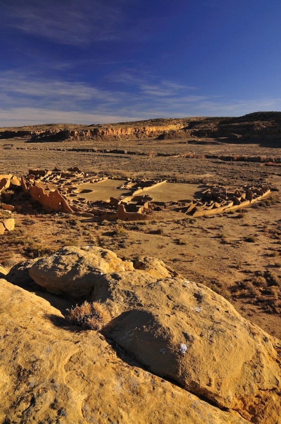 Image: Pueblo Bonito site in New Mexico