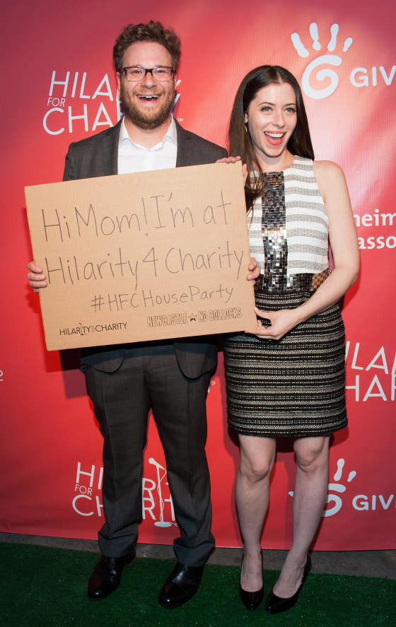Image: Seth Rogen and Lauren Miller