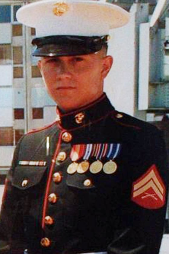Image: U.S. Marine Brian LaLoup who died in 2012 while stationed in Greece in this undated photo.
