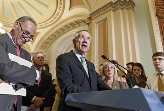 Image: Harry Reid, Dick Durbin, Patty Murray, Chuck Schumer