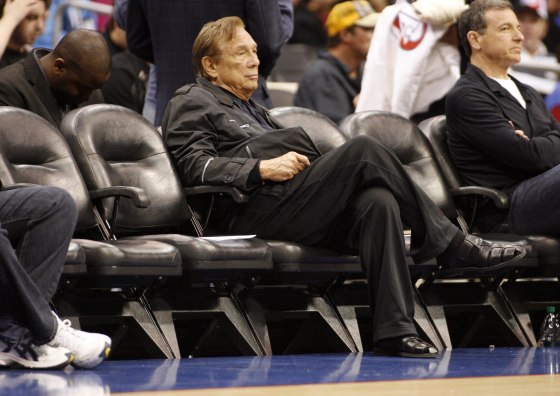Image: Los Angeles Clippers owner Donald Sterling