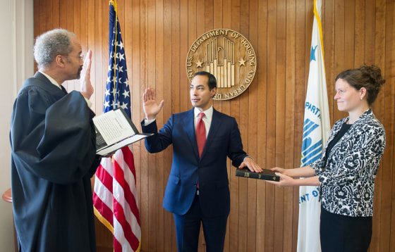 Julian Castro Sworn In As New HUD Secretary