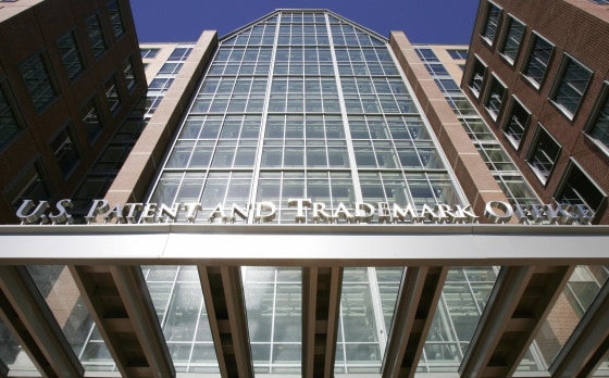 The U.S. Patent and Trademark Office is shown 14 in Alexandria, Virginia.