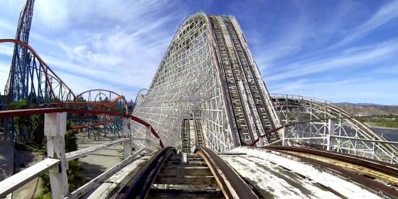 End of an era: Colossus roller coaster retires