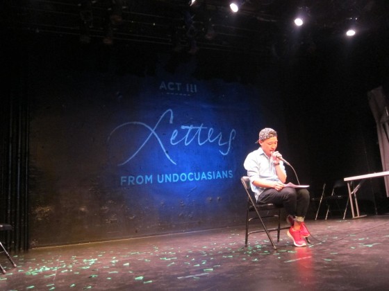 \"Letters From UndocuAsians\" 27 Barrows St, New York City, August 13th, 2014