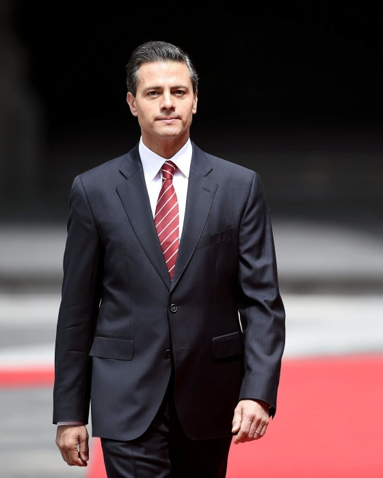 Image: Mexican President Enrique Pena Nieto on July 25.