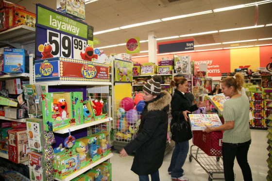 Image: Shoppers look for bargains at a Kmart store in the Bronx