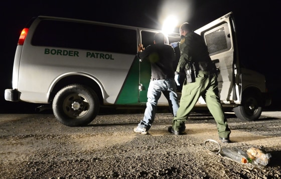 Image: United States Border Patrol works to secure the United States border with Mexico along the Rio Grande river.