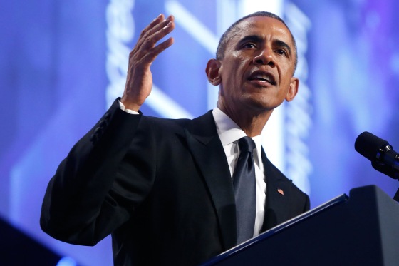 Image: U.S. President Barack Obama delivers remarks in Washington