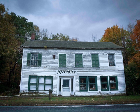 Image: An abandoned business is pictured in the Catskills region of New York