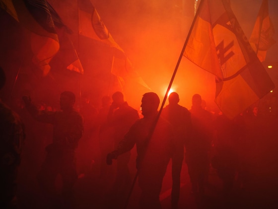 Image: A rally in Kiev