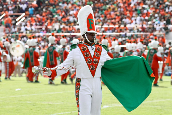 Image: Florida A&M Marching 100 Drum Major Robert Champion