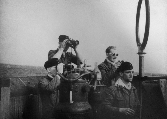 Crew members of the U-576 submarine