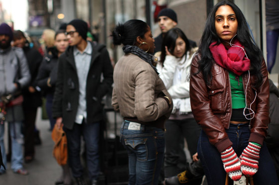 Image: American Apparel Holds Open Call For Jobs In New York City