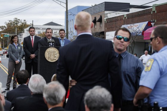 Image: Gov. Chris Christie Marks Second Anniversary Of Hurricane Sandy