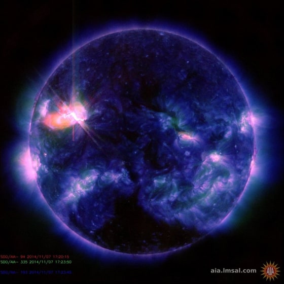 Close One! X-Class Solar Flare Causes Radio Blackouts