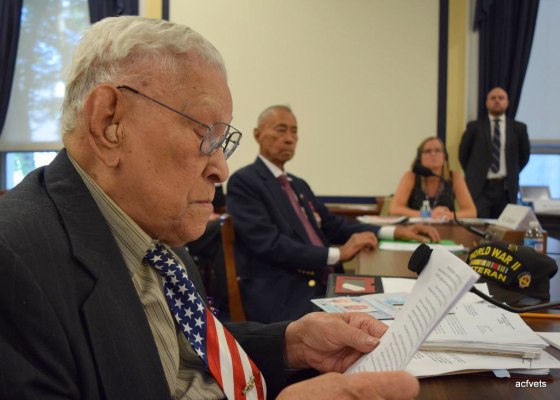 Celestino Almeda at Congressional hearings, June 2014