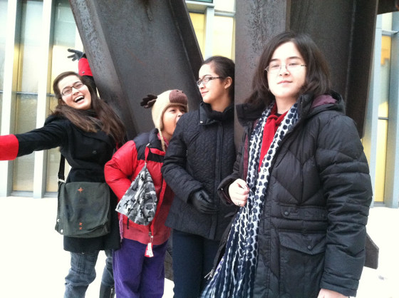 Frances Kai-Hwa Wang's four children the last time they were all home for the holidays