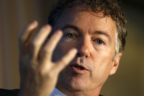 Image: Rand Paul speaks at the Wall Street Journal's CEO Council meeting in Washington