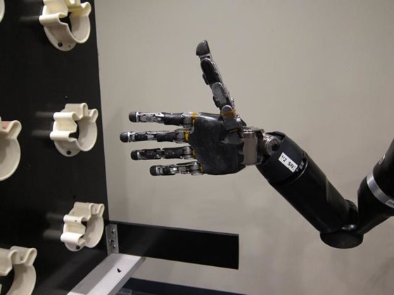 A robot hand at the University of Pittsburgh Medical Center offers hope to those with spinal injuries.