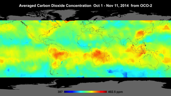Image: Carbon dioxide concentrations